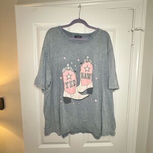 Bravado Gray and Pink Kids Short Sleeve Tee